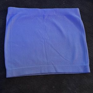 Light blue tube top. S/M.
